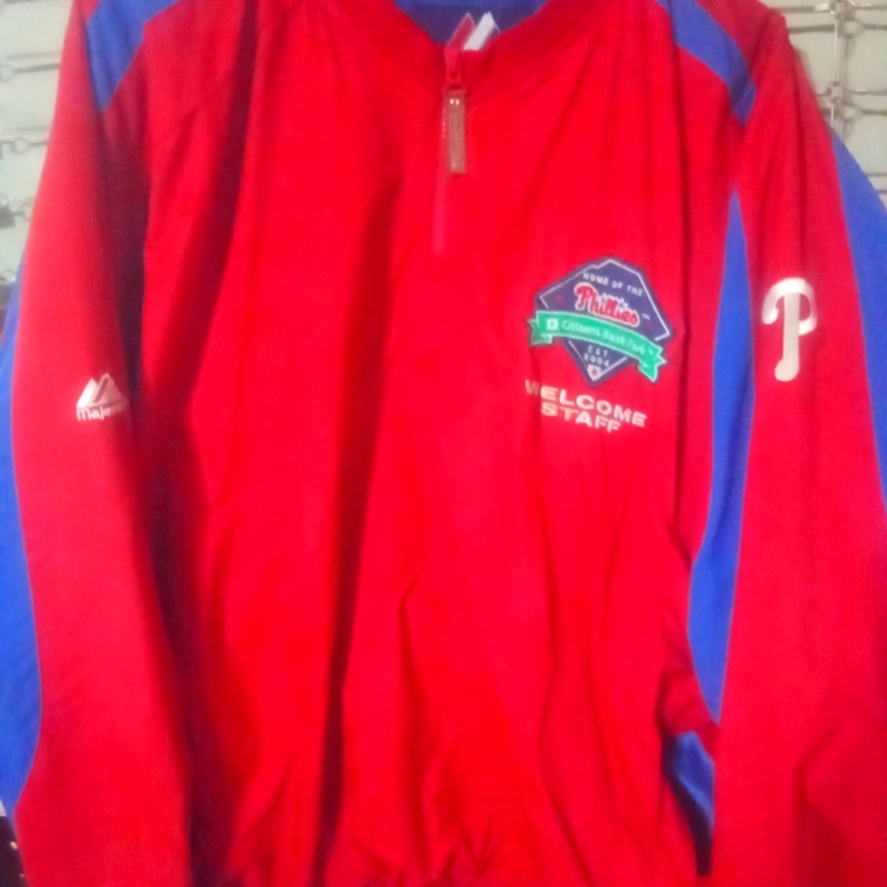 Phillies Welcome Staff windbreaker  from Citizens Bank Park inaugural season